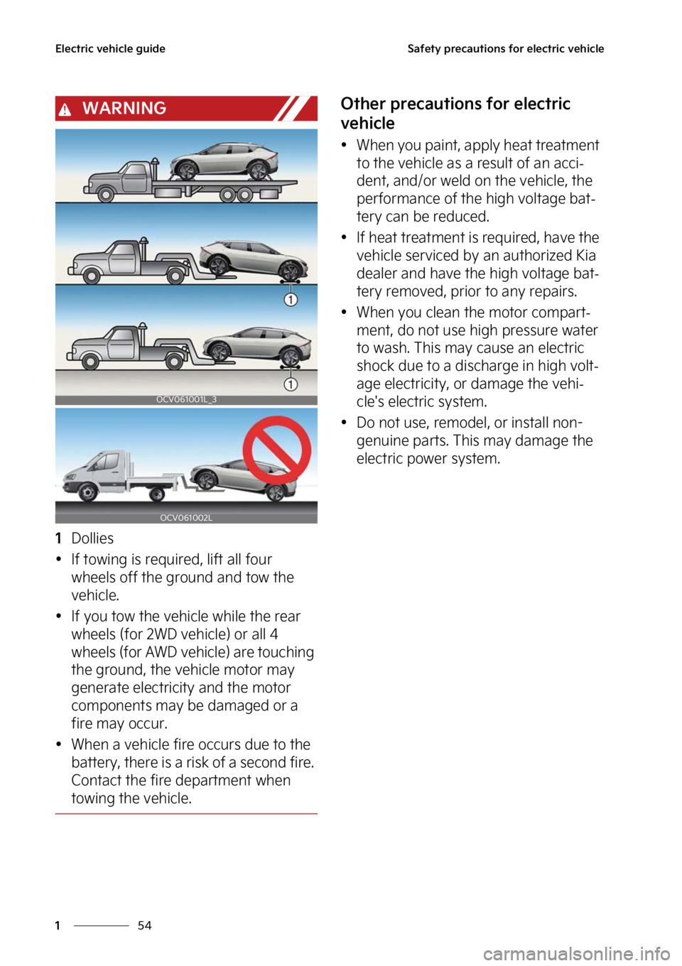 KIA EV6 2023  Owners Manual �&�M�F�D�U�S�J�D��W�F�I�J�D�M�F��H�V�J�E�F
��
�
�4�B�G�F�U�Z��Q�S�F�D�B�V�U�J�P�O�T��G�P�S��F�M�F�D�U�S�J�D��W�F�I�J�D�M�F
�8�"�3�/�*�/�(
���%�P�M�M�J�F�T
