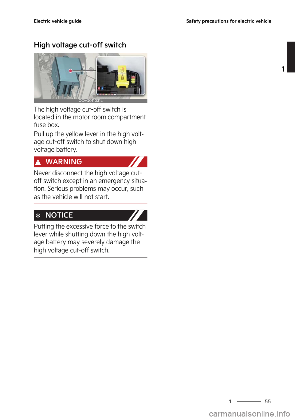 KIA EV6 2023  Owners Manual ��
�
�
�&�M�F�D�U�S�J�D��W�F�I�J�D�M�F��H�V�J�E�F�4�B�G�F�U�Z��Q�S�F�D�B�V�U�J�P�O�T��G�P�S��F�M�F�D�U�S�J�D��W�F�I�J�D�M�F
�)�J�H�I��W�P�M�U�B�H�F��D�V�U��P�G�G��T�X�J�U�D�I
�5�I�F��I�