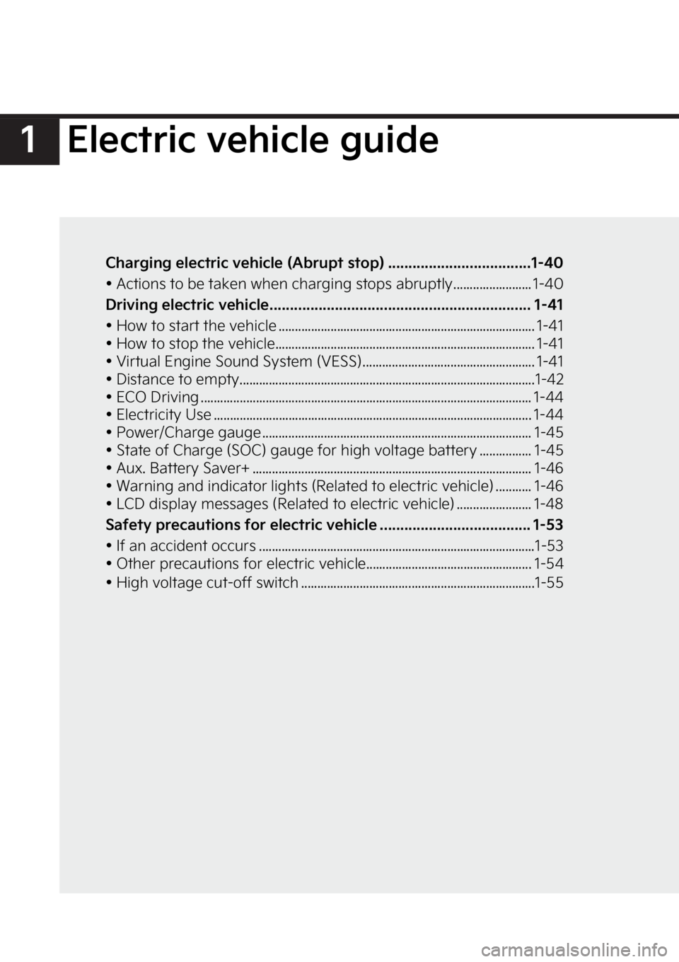 KIA EV6 2023  Owners Manual ��&�M�F�D�U�S�J�D��W�F�I�J�D�M�F��H�V�J�E�F
�$�I�B�S�H�J�O�H��F�M�F�D�U�S�J�D��W�F�I�J�D�M �F��	�"�C�S�V�Q�U��T�U�P�Q�
 �������������������������������������