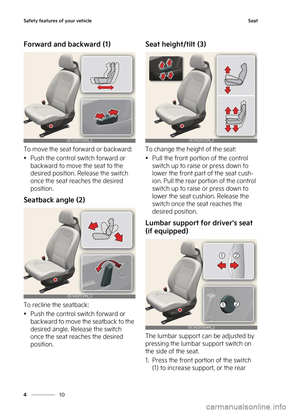 KIA EV6 2023  Owners Manual �4�B�G�F�U�Z��G�F�B�U�V�S�F�T��P�G��Z�P�V�S��W�F�I�J�D�M�F
��
�
�4�F�B�U
��P�S�X�B�S�E��B�O�E��C�B�D�L�X�B�S�E��	��

�5�P��N�P�W�F��U�I�F��T�F�B�U��G�P�S�X�B�S�E��P�S��C�B�D�L�X�B�S�