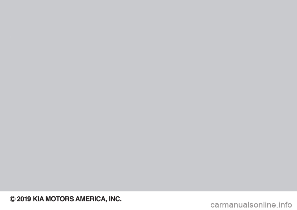 KIA NIRO HYBRID EV 2020  Owners Manual 