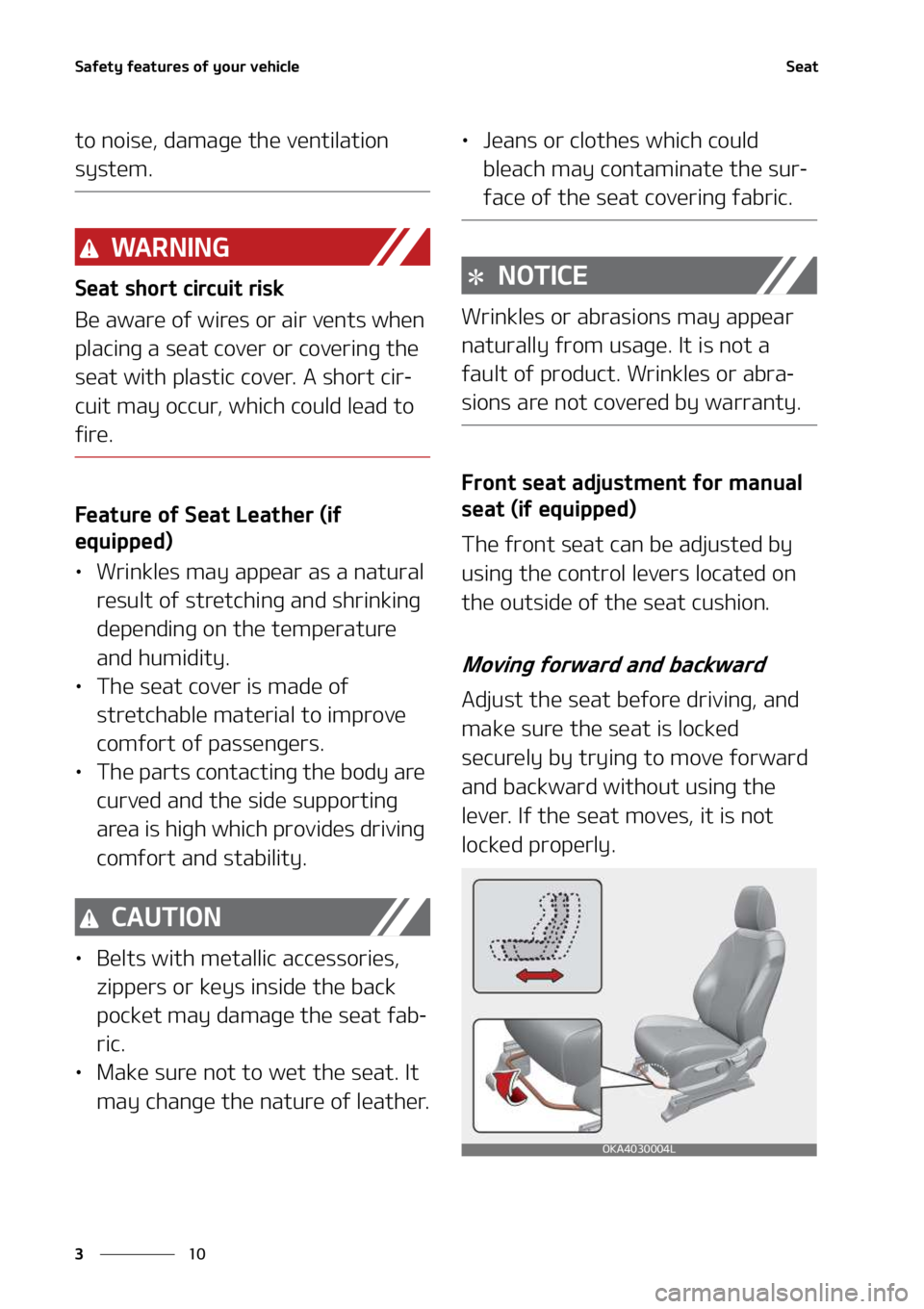 KIA SEDONA 2022  Owners Manual �4�B�G�F�U�Z��G�F�B�U�V�S�F�T��P�G��Z�P�V�S��W�F�I�J�D�M�F
��
�
�4�F�B�U
�U�P��O�P�J�T�F�
��E�B�N�B�H�F��U�I�F��W�F�O�U�J�M�B�U�J�P�O�
�T�Z�T�U�F�N�
�8�" �3 �/ �* �/ �(
�4�F�B�U��T�I�P�S