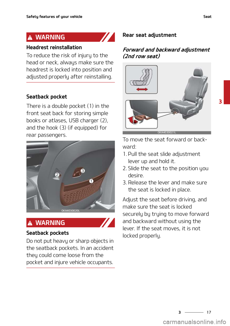 KIA SEDONA 2022  Owners Manual ��
�
�
�4�B�G�F�U�Z��G�F�B�U�V�S�F�T��P�G��Z�P�V�S��W�F�I�J�D�M�F�4�F�B�U
�8�" �3 �/ �* �/ �(
�)�F�B�E�S�F�T�U��S�F�J�O�T�U�B�M�M�B�U�J�P�O
�5�P��S�F�E�V�D�F��U�I�F��S�J�T�L��P�G��J�O�K�
