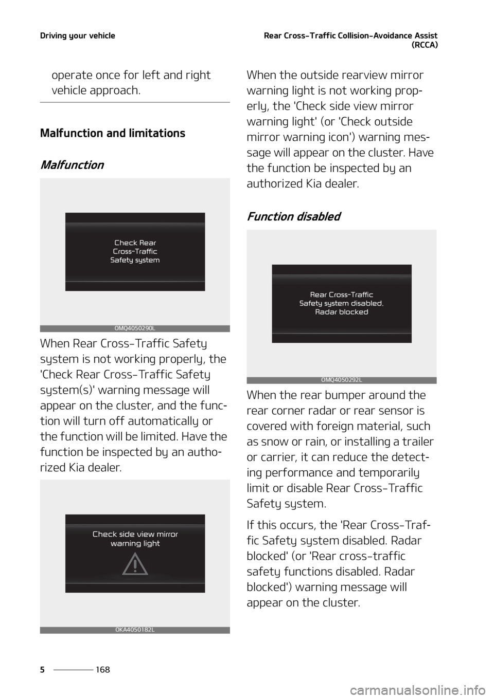 KIA SEDONA 2022  Owners Manual �%�S�J�W�J�O�H��Z�P�V�S��W�F�I�J�D�M�F
���
�
�3�F�B�S��$�S�P�T�T��5�S�B�G�G�J�D��$�P�M�M�J�T�J�P�O��"�W�P�J�E�B�O�D�F��"�T�T�J�T�U
�	�3�$�$�"�

�P�Q�F�S�B�U�F��P�O�D�F��G�P�S��M�F�G�U��