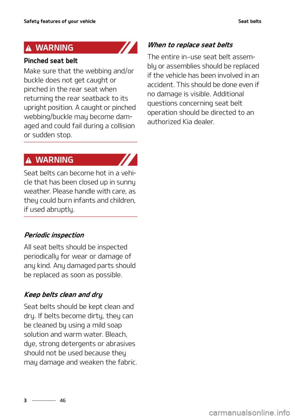 KIA SEDONA 2022  Owners Manual �4�B�G�F�U�Z��G�F�B�U�V�S�F�T��P�G��Z�P�V�S��W�F�I�J�D�M�F
��
�
�4�F�B�U��C�F�M�U�T
�8�" �3 �/ �* �/ �(
�1�J�O�D�I�F�E��T�F�B�U��C�F�M�U
�.�B�L�F��T�V�S�F��U�I�B�U��U�I�F��X�F�C�C�J�O�H�