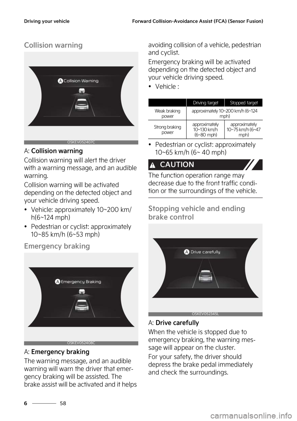 KIA SOUL EV 2023  Owners Manual �%�S�J�W�J�O�H��Z�P�V�S��W�F�I�J�D�M�F
��
�
��P�S�X�B�S�E��$�P�M�M�J�T�J�P�O��"�W�P�J�E�B�O�D�F��"�T�T�J�T�U��	��$�"�
��	�4�F�O�T�P�S���V�T�J�P�O�

�$�P�M�M�J�T�J�P�O��X�B�S�O�J�O�H
�"�