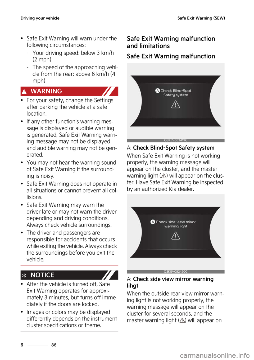 KIA SOUL EV 2023  Owners Manual �%�S�J�W�J�O�H��Z�P�V�S��W�F�I�J�D�M�F
��
�
�4�B�G�F��&�Y�J�U��8�B�S�O�J�O�H��	�4�&�8�

