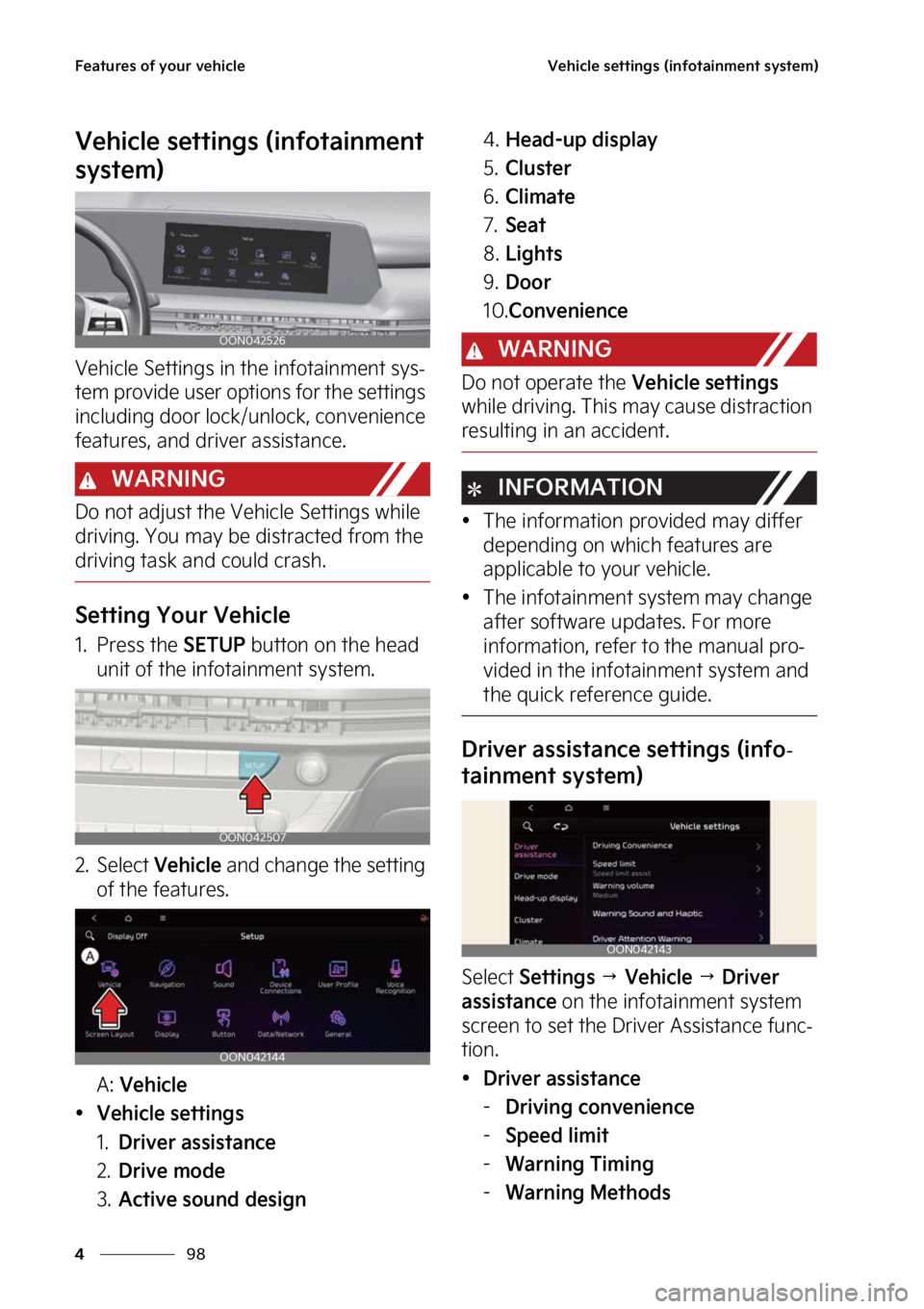 KIA TELLURIDE 2023  Owners Manual ��F�B�U�V�S�F�T��P�G��Z�P�V�S��W�F�I�J�D�M�F
��
�
�7�F�I�J�D�M�F��T�F�U�U�J�O�H�T��	�J�O�G�P�U�B�J�O�N�F�O�U��T�Z�T�U�F�N�

�7�F�I�J�D�M�F��T�F�U�U�J�O�H�T��	�J�O�G�P�U�B�J�O�N�F�O�U�
�T�