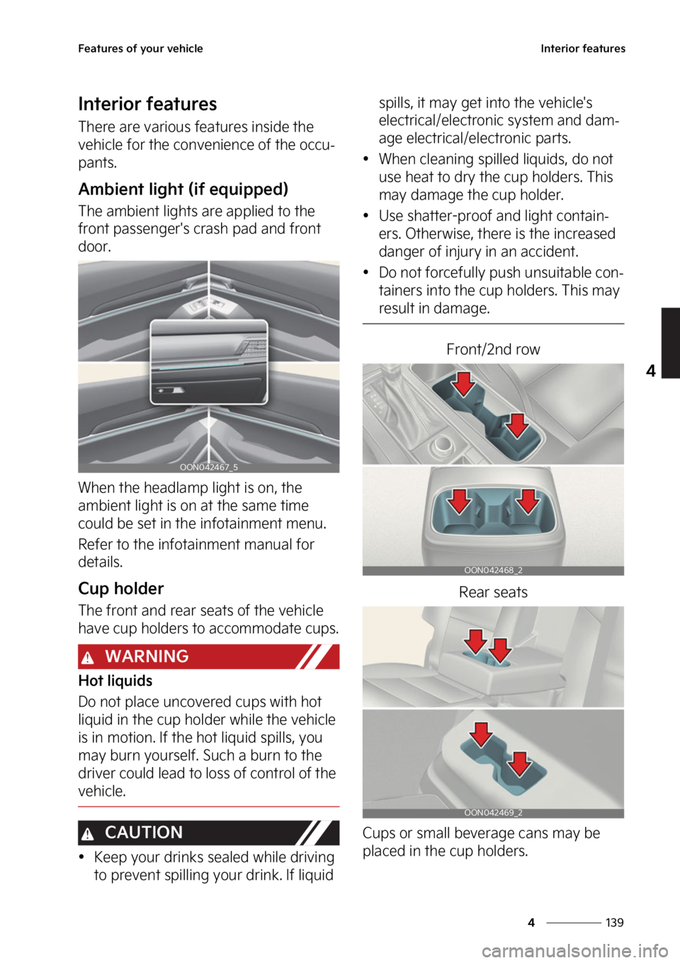 KIA TELLURIDE 2023  Owners Manual ���
�
�
��F�B�U�V�S�F�T��P�G��Z�P�V�S��W�F�I�J�D�M�F�*�O�U�F�S�J�P�S��G�F�B�U�V�S�F�T
�*�O�U�F�S�J�P�S��G�F�B�U�V�S�F�T
�5�I�F�S�F��B�S�F��W�B�S�J�P�V�T��G�F�B�U�V�S�F�T��J�O�T�J�E�F��
