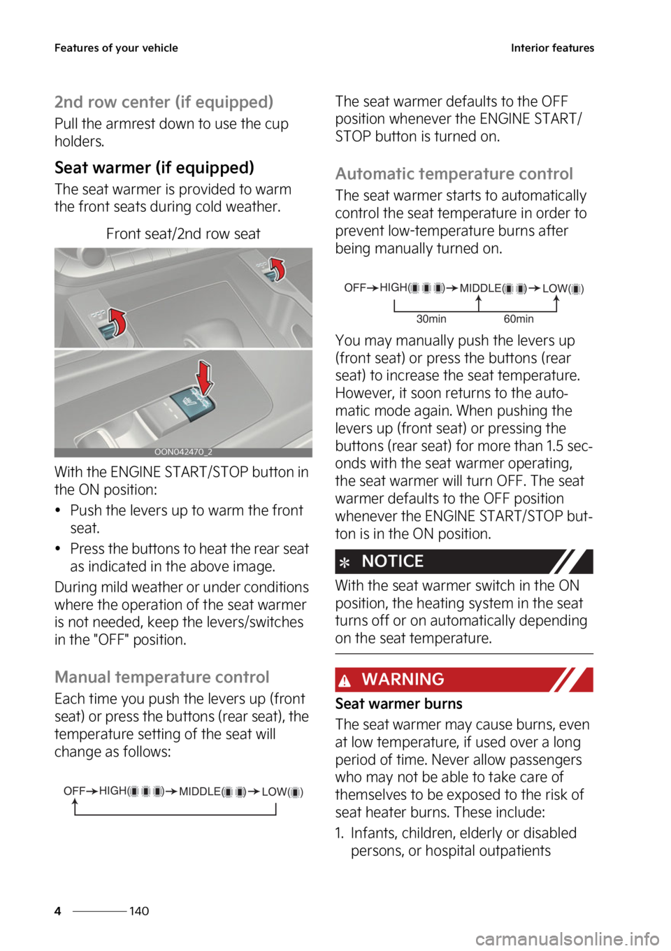 KIA TELLURIDE 2023  Owners Manual ��F�B�U�V�S�F�T��P�G��Z�P�V�S��W�F�I�J�D�M�F
���
�
�*�O�U�F�S�J�P�S��G�F�B�U�V�S�F�T
��O�E��S�P�X��D�F�O�U�F�S��	�J�G��F�R�V�J�Q�Q�F�E�

�1�V�M�M��U�I�F��B�S�N�S�F�T�U��E�P�X�O��U�P�