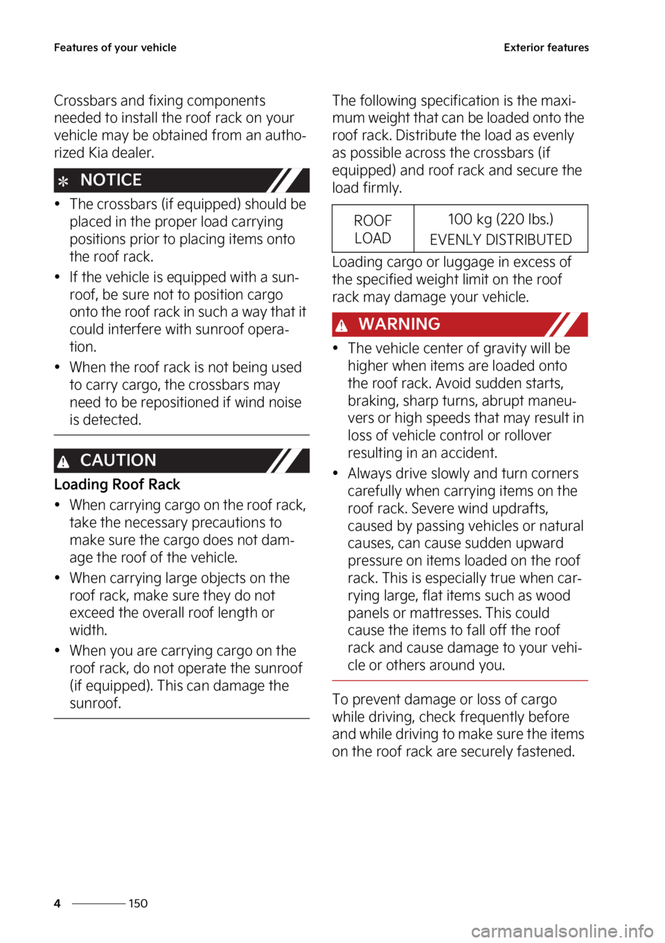 KIA TELLURIDE 2023  Owners Manual ��F�B�U�V�S�F�T��P�G��Z�P�V�S��W�F�I�J�D�M�F
���
�
�&�Y�U�F�S�J�P�S��G�F�B�U�V�S�F�T
�$�S�P�T�T�C�B�S�T��B�O�E��G�J�Y�J�O�H��D�P�N�Q�P�O�F�O�U�T�
�O�F�F�E�F�E��U�P��J�O�T�U�B�M�M��U�I 