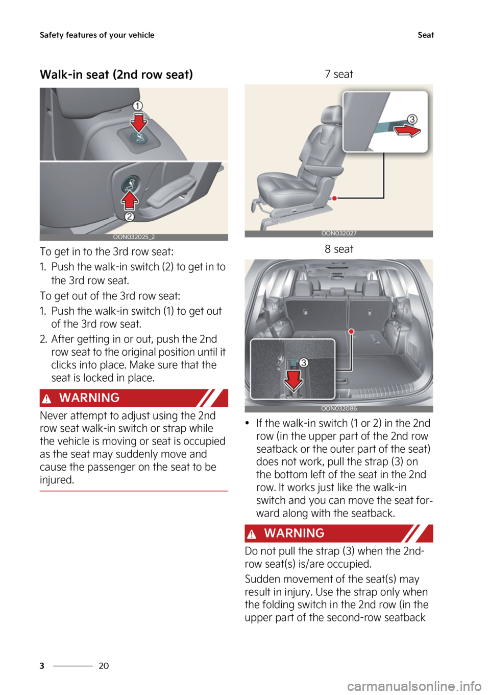 KIA TELLURIDE 2023  Owners Manual �4�B�G�F�U�Z��G�F�B�U�V�S�F�T��P�G��Z�P�V�S��W�F�I�J�D�M�F
��
�
�4�F�B�U
�8�B�M�L��J�O��T�F�B�U��	��O�E��S�P�X��T�F�B�U�

�5�P��H�F�U��J�O��U�P��U�I�F���S�E��S�P�X��T�F�B�U�
��