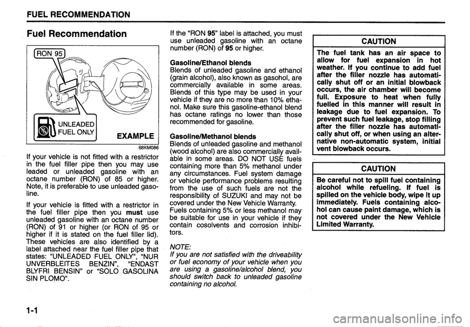 SUZUKI ALTO 2011  Owners Manual 
