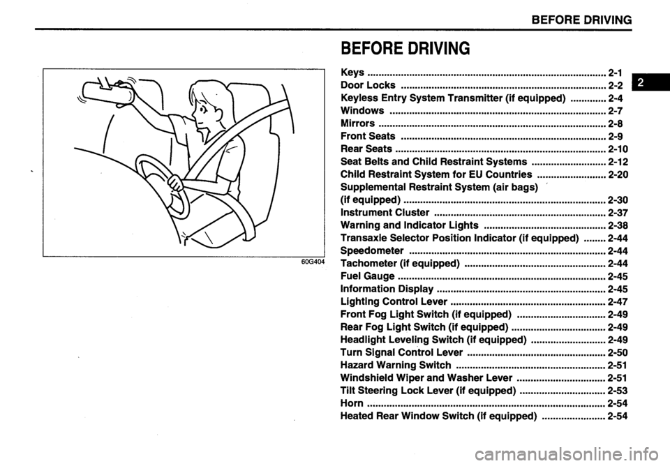 SUZUKI ALTO 2011  Owners Manual 