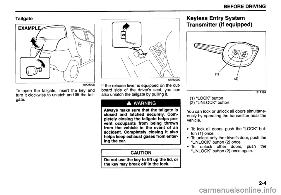 SUZUKI ALTO 2010  Owners Manual 