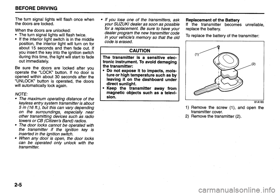 SUZUKI ALTO 2010  Owners Manual 