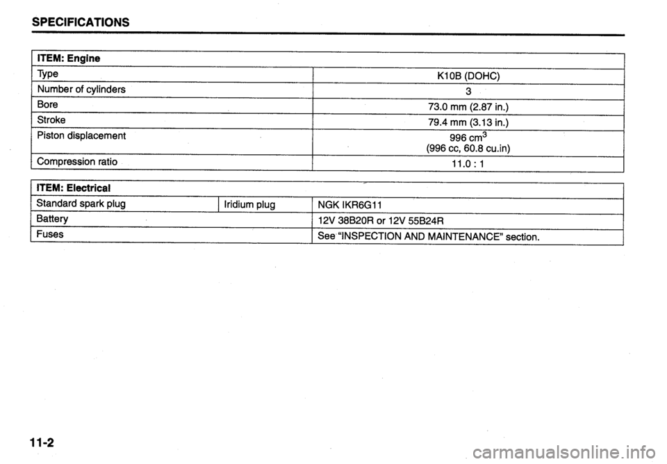 SUZUKI ALTO 2010  Owners Manual 