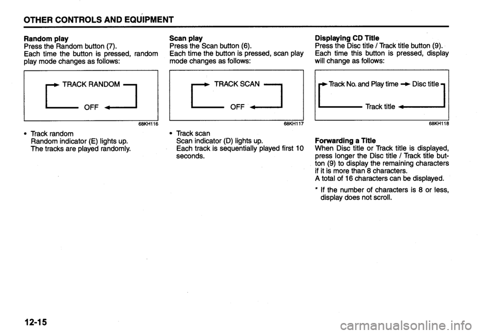 SUZUKI ALTO 2009  Owners Manual 