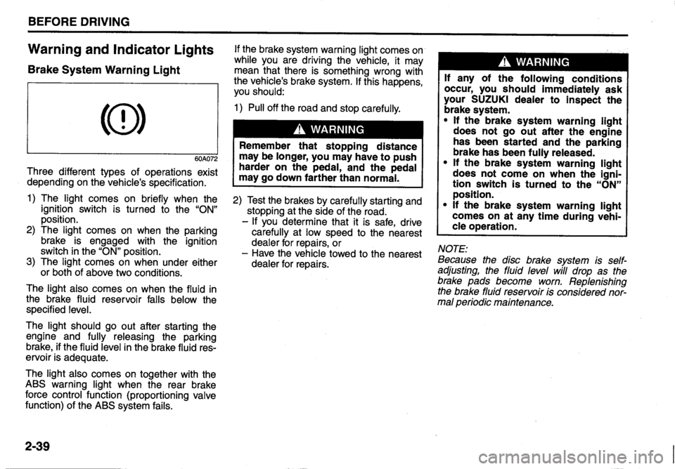 SUZUKI ALTO 2011  Owners Manual 