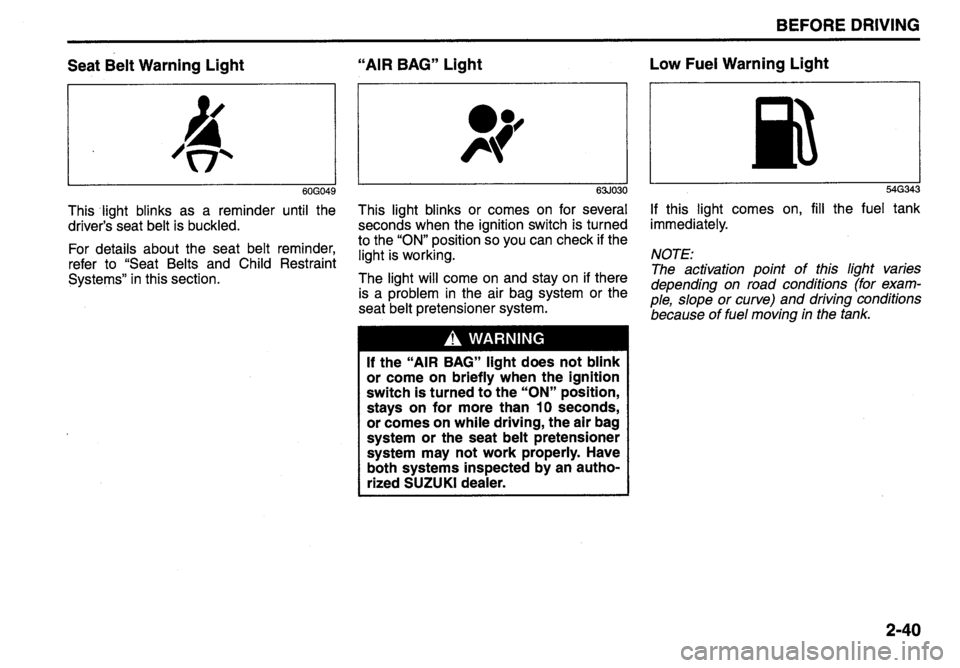 SUZUKI ALTO 2011  Owners Manual 