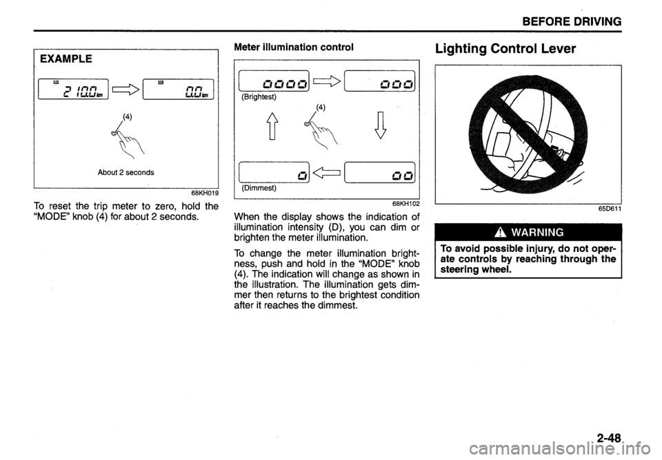 SUZUKI ALTO 2010  Owners Manual 