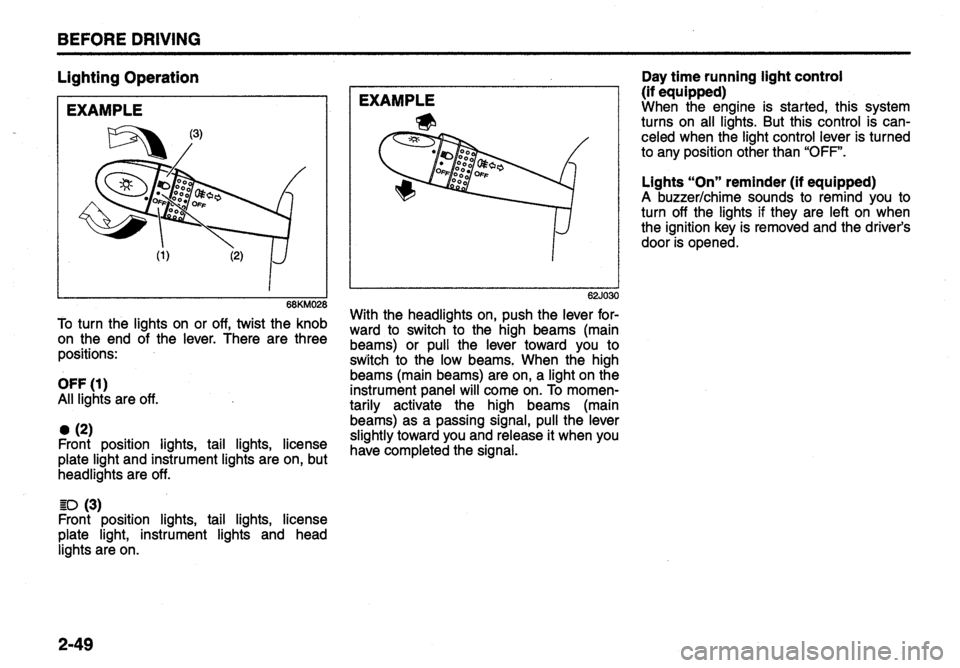 SUZUKI ALTO 2010  Owners Manual 