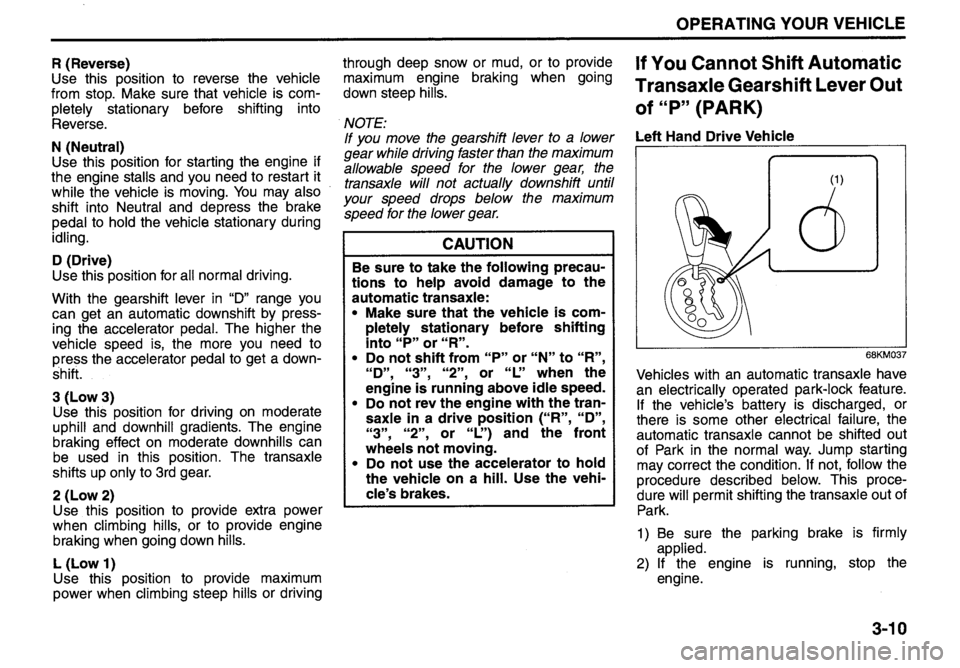 SUZUKI ALTO 2010  Owners Manual 