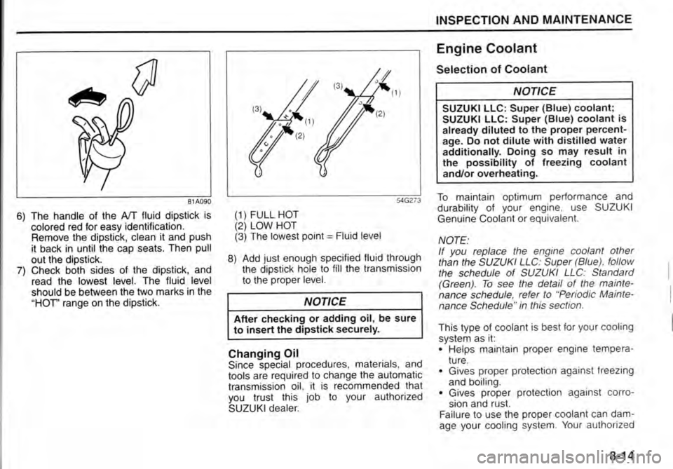 SUZUKI JIMNY 2011  Owners Manual 