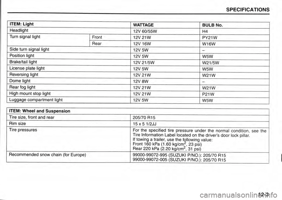 SUZUKI JIMNY 2010  Owners Manual 
