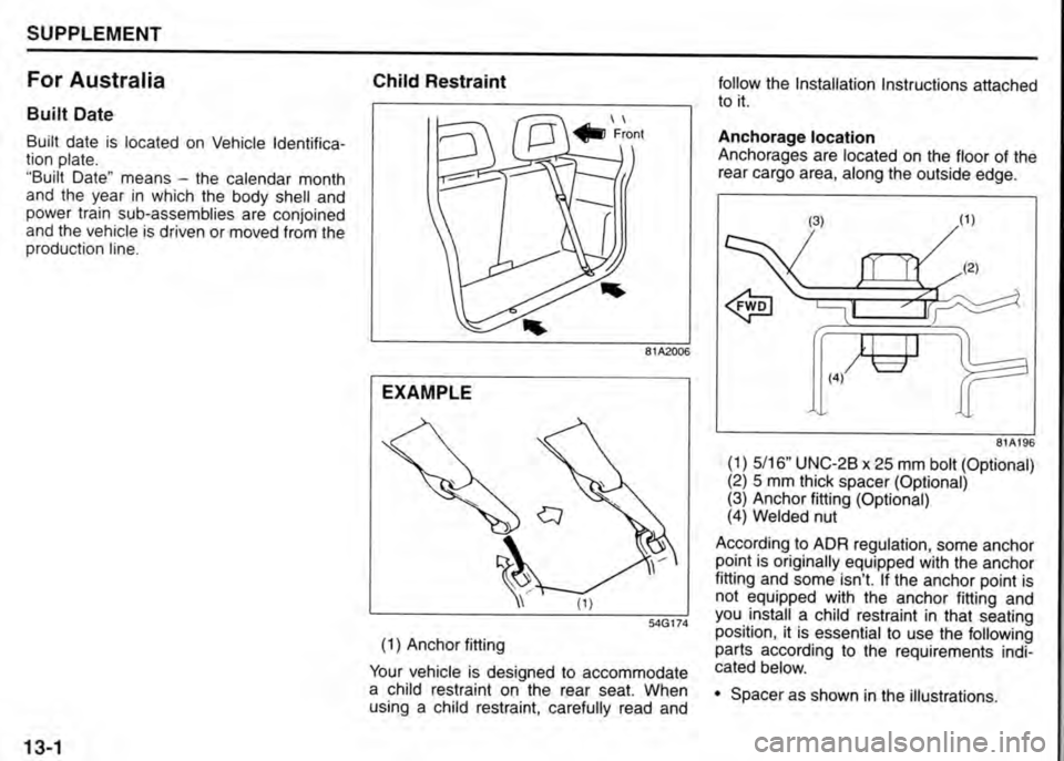 SUZUKI JIMNY 2010  Owners Manual 