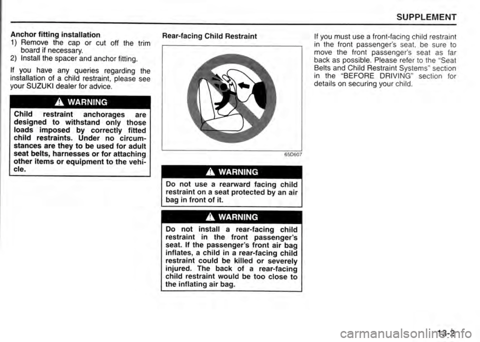 SUZUKI JIMNY 2010  Owners Manual 