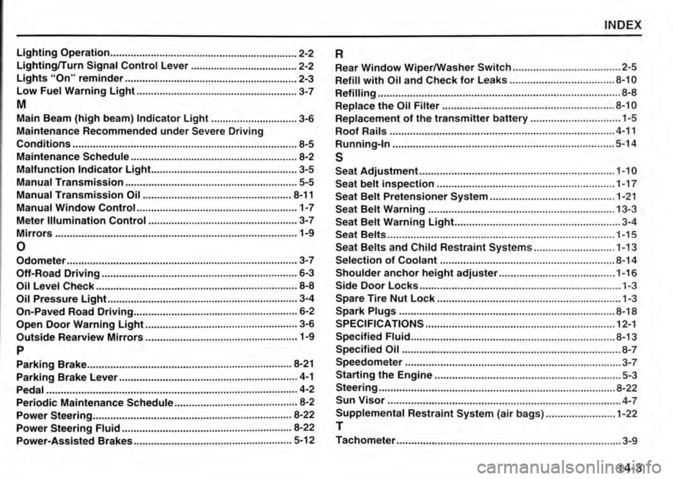 SUZUKI JIMNY 2009  Owners Manual 