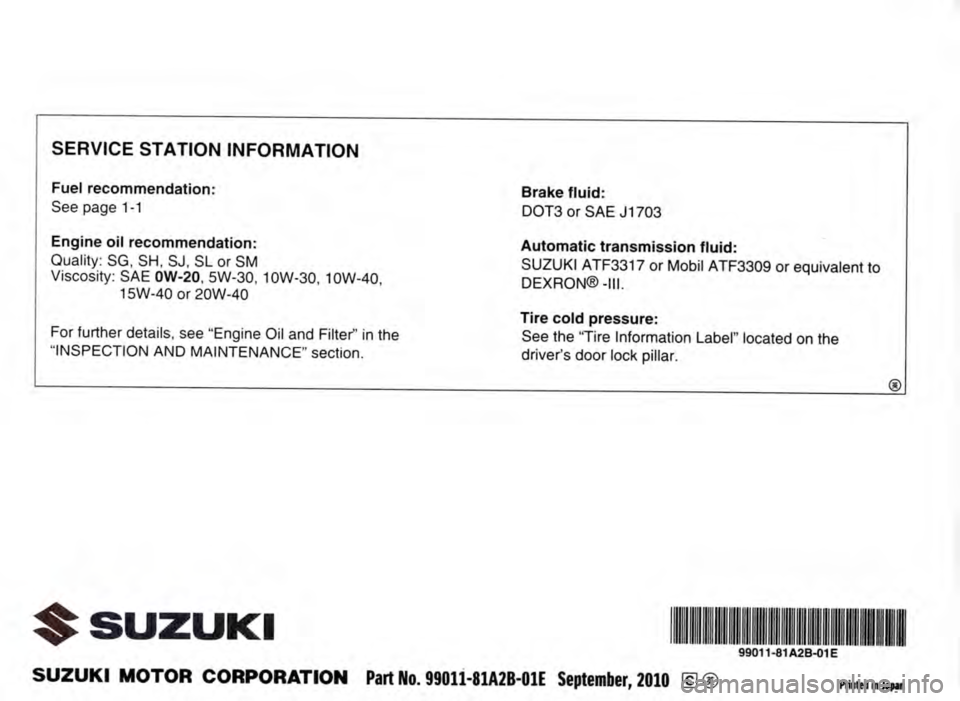 SUZUKI JIMNY 2015  Owners Manual 