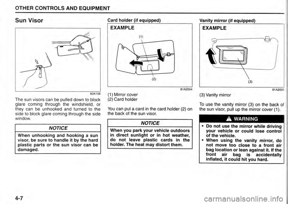 SUZUKI JIMNY 2015  Owners Manual 
