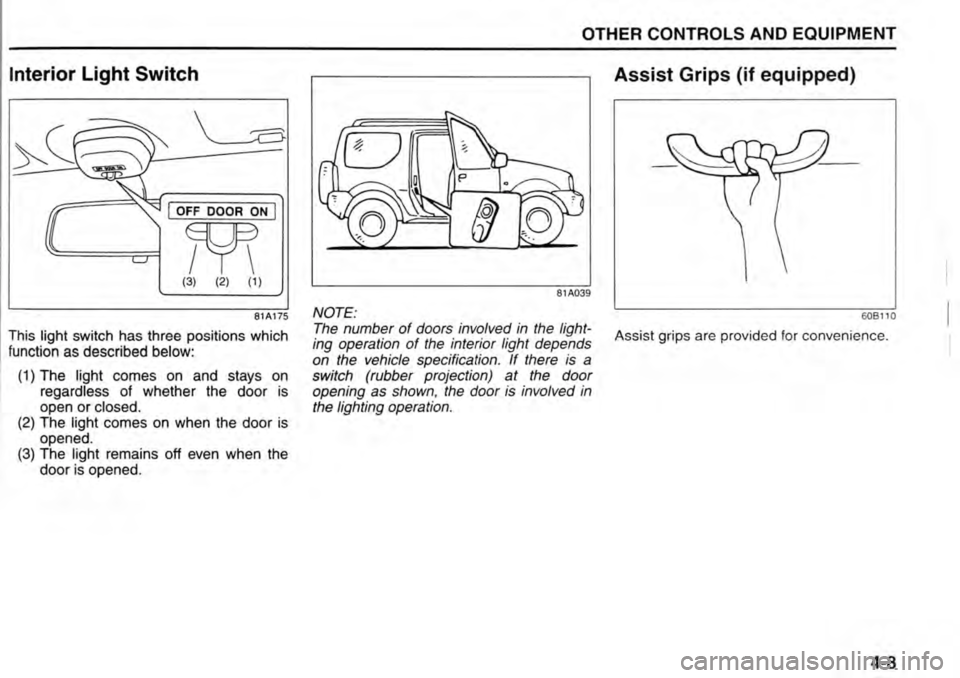 SUZUKI JIMNY 2015  Owners Manual 