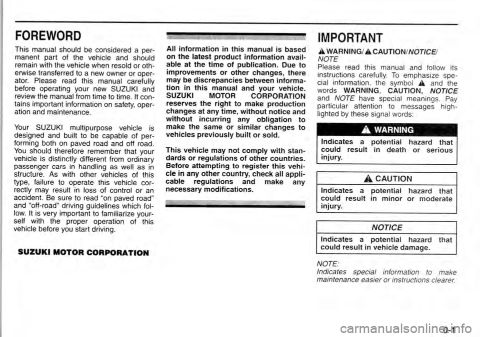 SUZUKI JIMNY 2010  Owners Manual 