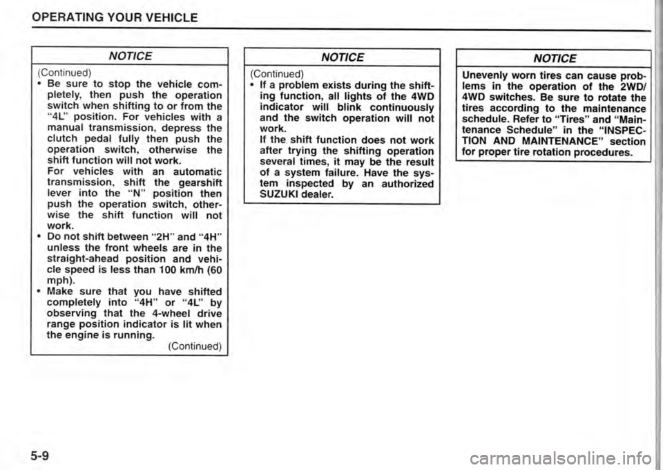 SUZUKI JIMNY 2015  Owners Manual 