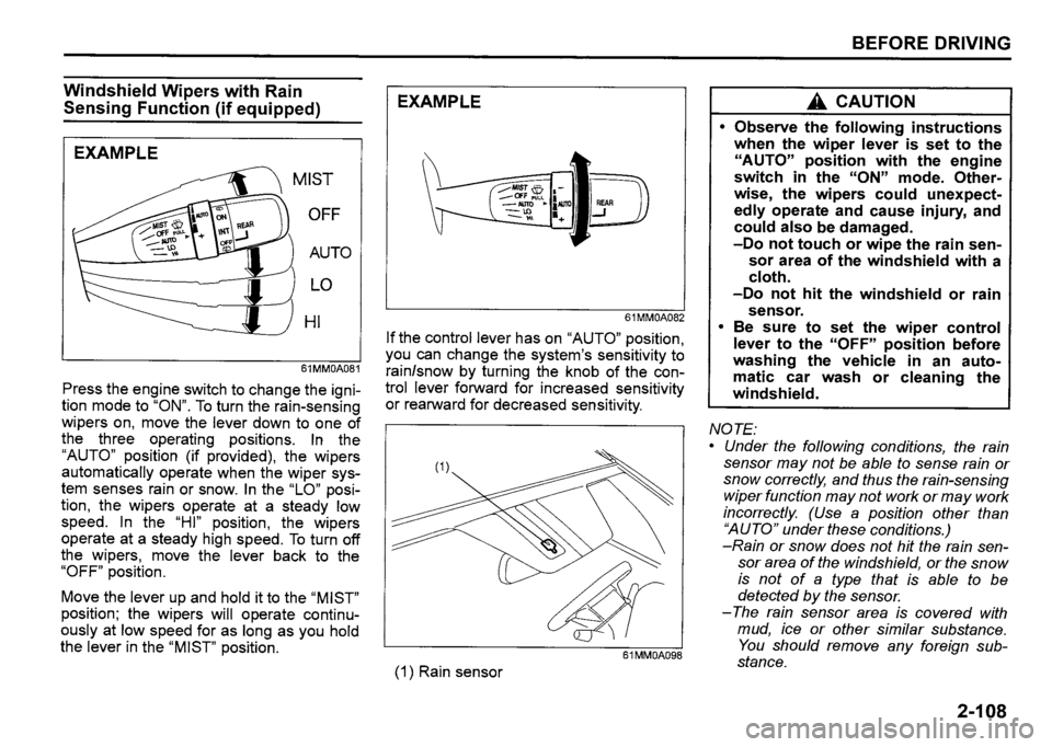 SUZUKI SX4 2015  Owners Manual 