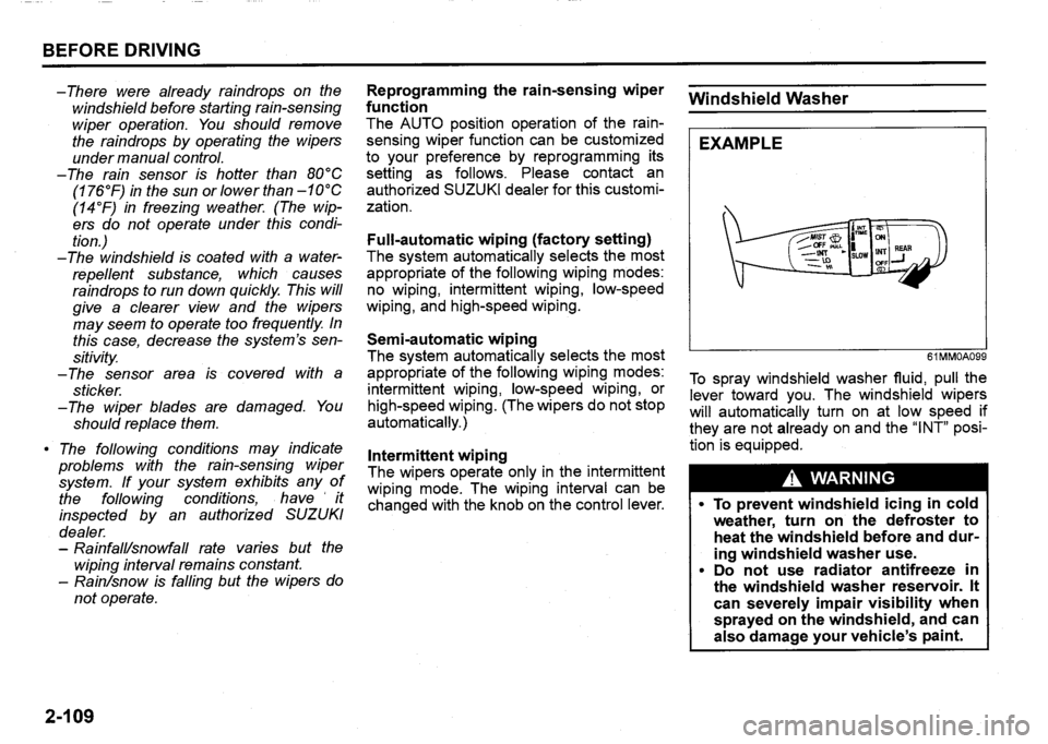 SUZUKI SX4 2015  Owners Manual 