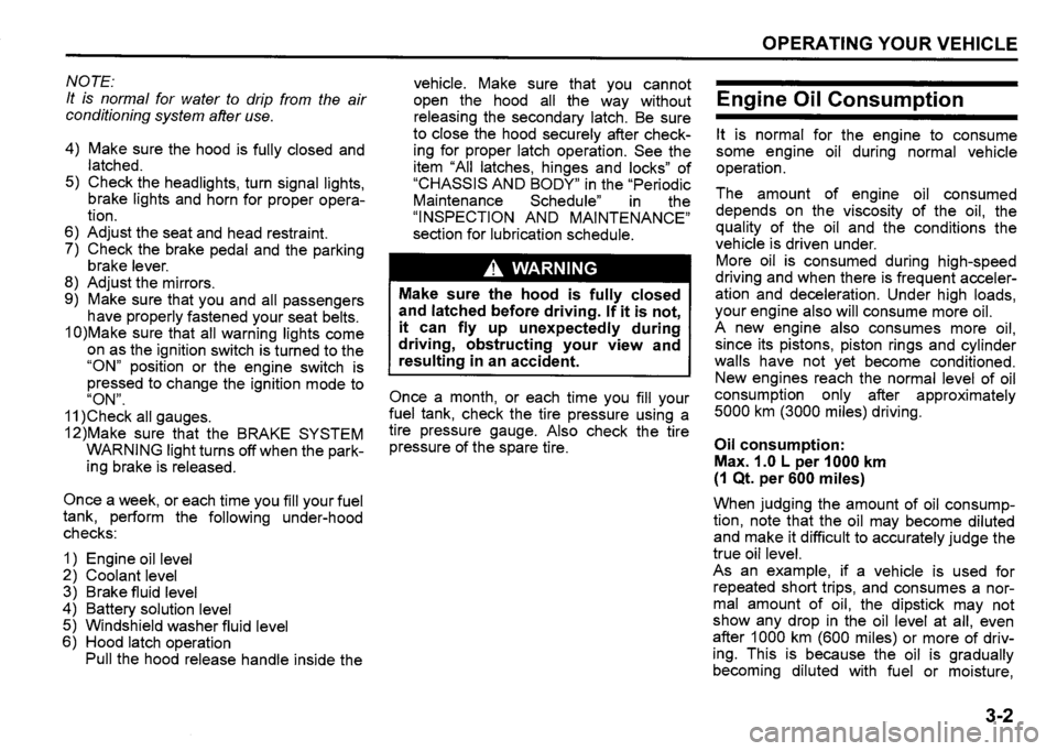 SUZUKI SX4 2016  Owners Manual 