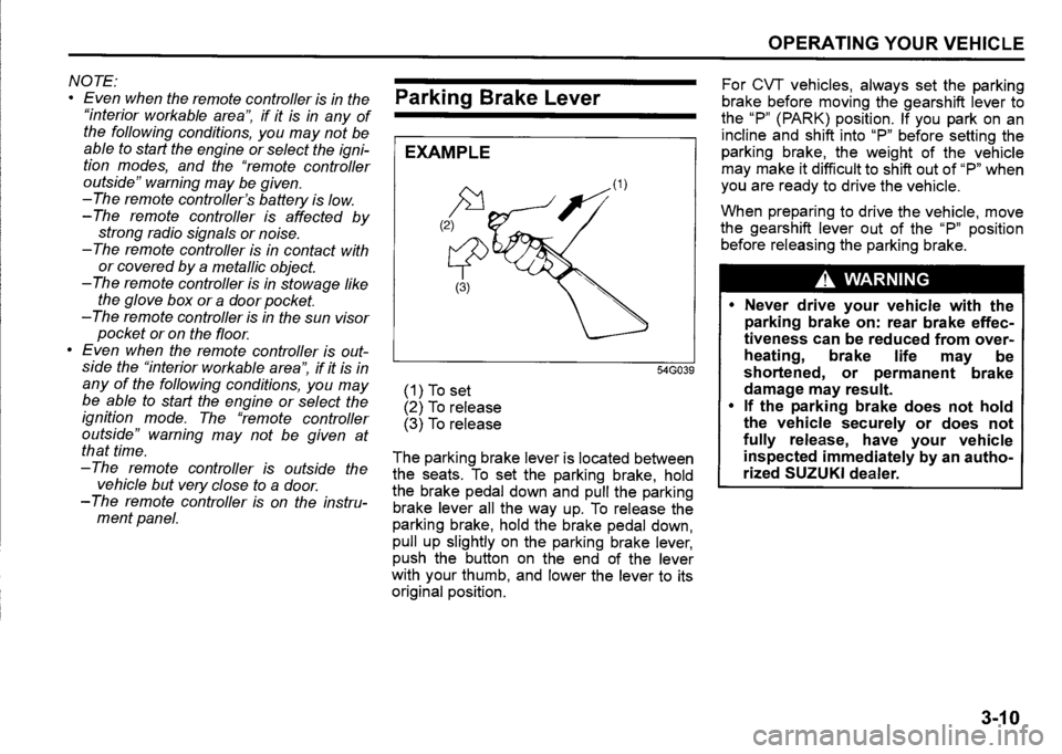 SUZUKI SX4 2016  Owners Manual 