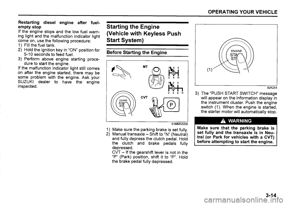 SUZUKI SX4 2016  Owners Manual 