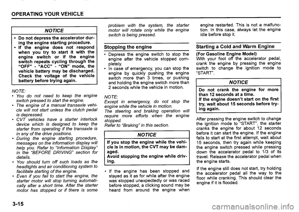 SUZUKI SX4 2016  Owners Manual 
