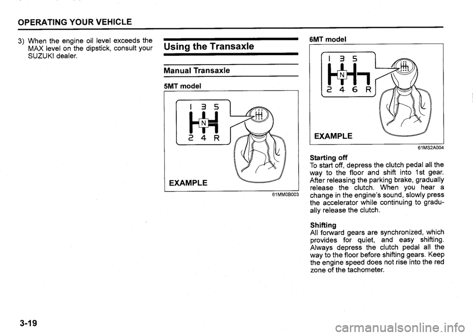 SUZUKI SX4 2015  Owners Manual 