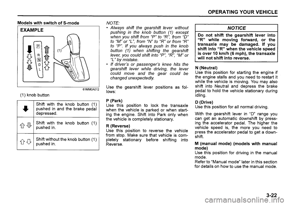SUZUKI SX4 2015  Owners Manual 