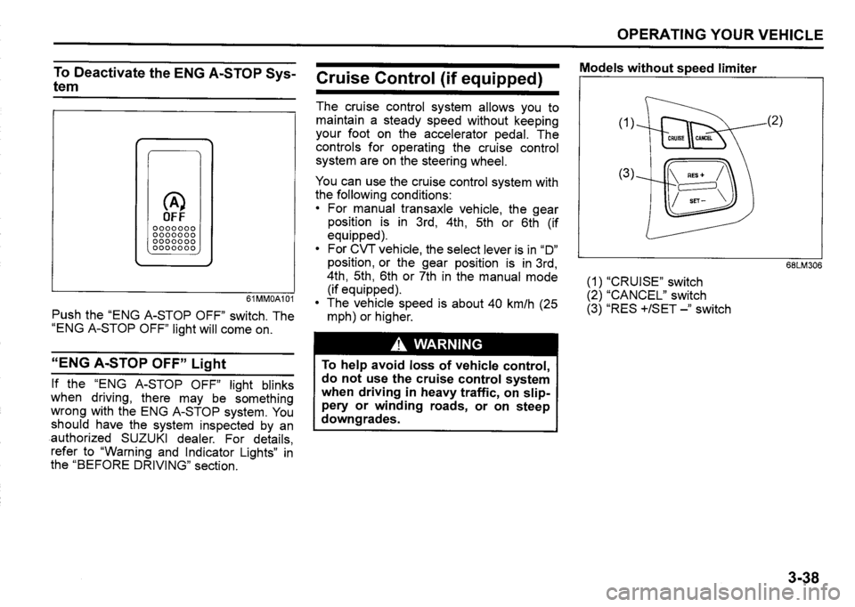 SUZUKI SX4 2016  Owners Manual 