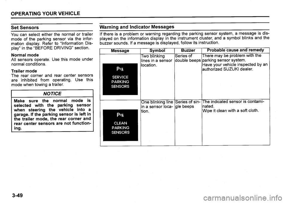 SUZUKI SX4 2016  Owners Manual 