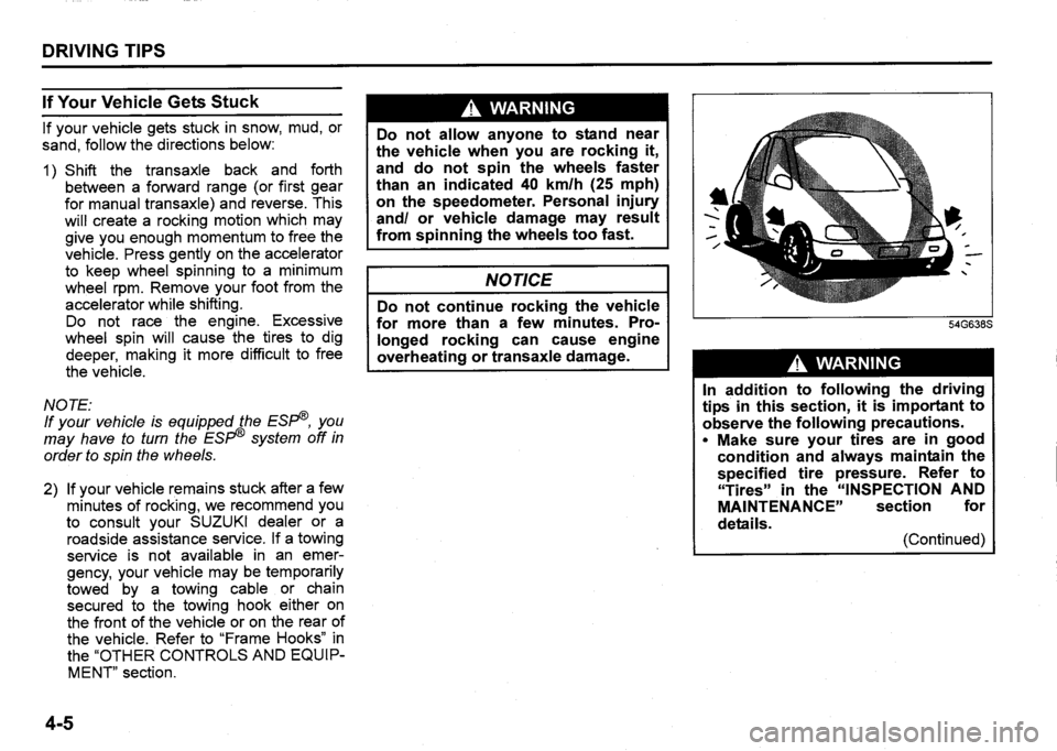 SUZUKI SX4 2017  Owners Manual 