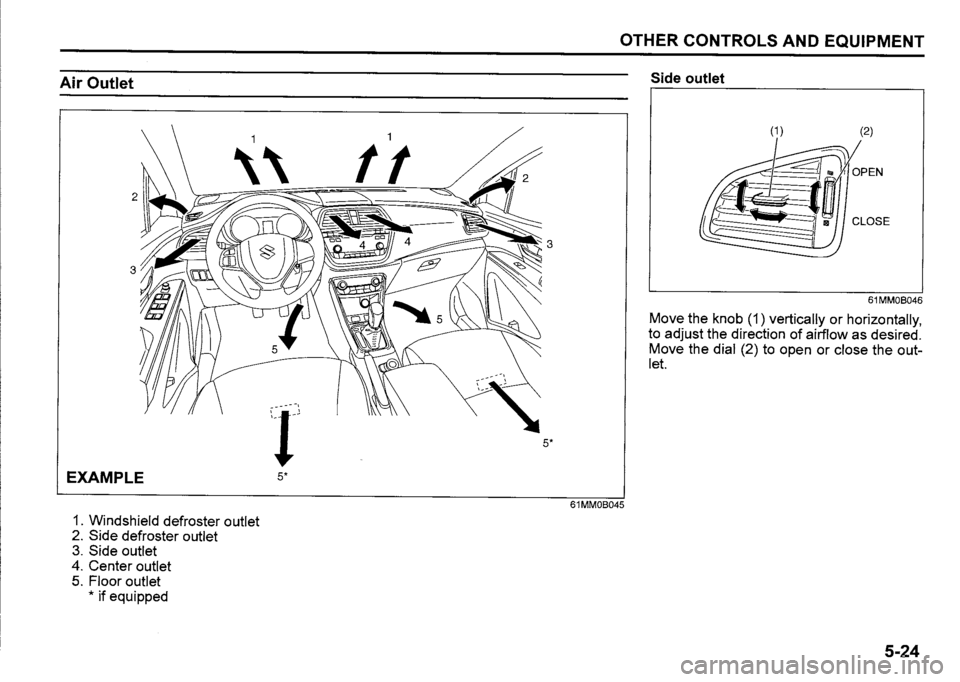 SUZUKI SX4 2014  Owners Manual 