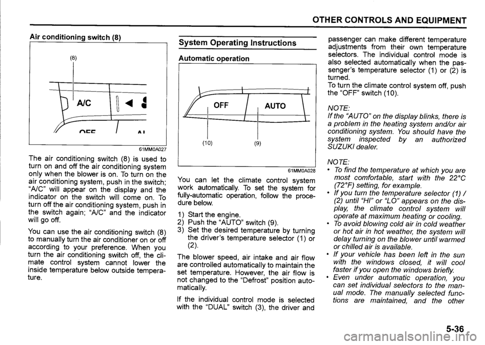 SUZUKI SX4 2016  Owners Manual 